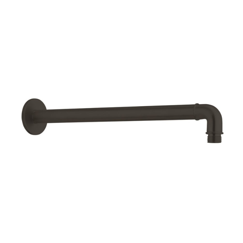 Product Cut out image of the Crosswater MPRO Industrial Matt Carbon Wall Mounted Shower Arm